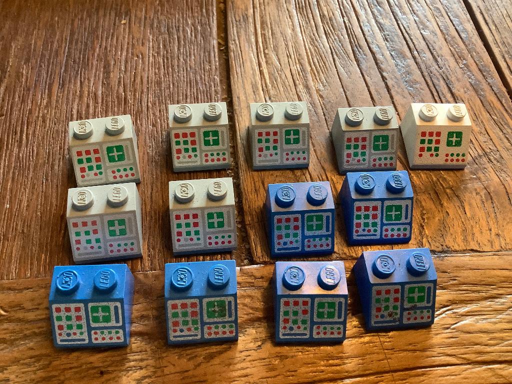 Lego slopes computer 13 stuks / 696-4, Gebruikt, Lego, Ophalen of Verzenden, Space