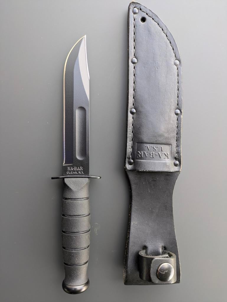 Couteau Kabar Short Plain Edge, Caravanes & Camping, Outils de camping, Enlèvement ou Envoi