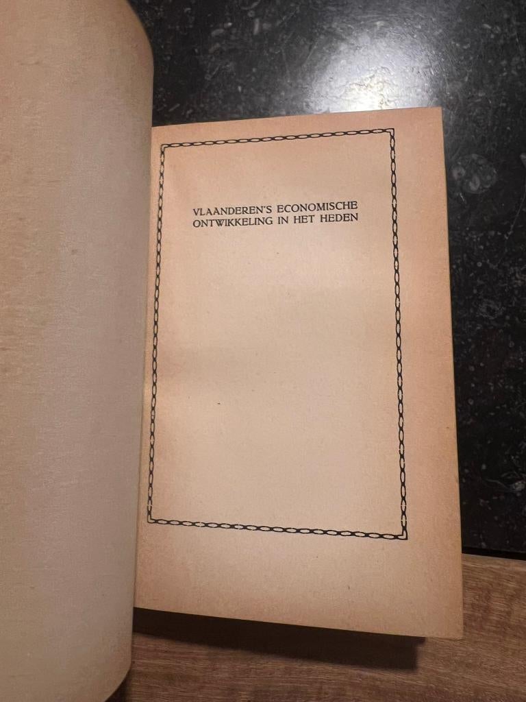 Vlaanderen's Economische ontwikkeling - Lodewijk De Raet, Antiek en Kunst, Antiek | Boeken en Manuscripten, Ophalen of Verzenden
