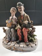 Beeld. Koppel op bank., Ophalen of Verzenden