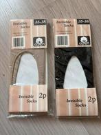 Invisible Socks 35-38 4 paar., Kleding | Dames, Sokken en Kousen, Overige typen, Beige, Maat 35 t/m 38, Nieuw