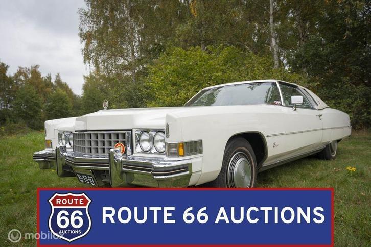 Cadillac Fleetwood Eldorado Coupe | 1973 | Route 66 Auctions, Autos, Oldtimers & Ancêtres, Entreprise, Achat, Cadillac, Essence