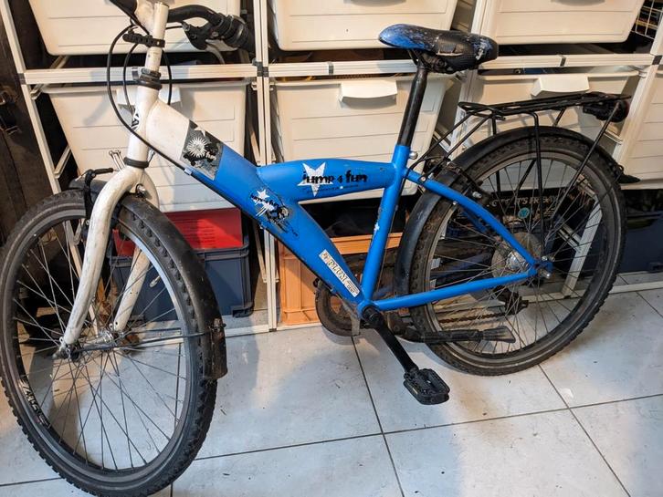 Kinderfiets - jongen, Fietsen en Brommers, Fietsen | Jongens, Gebruikt, 22 inch, Handrem, Versnellingen, Ophalen