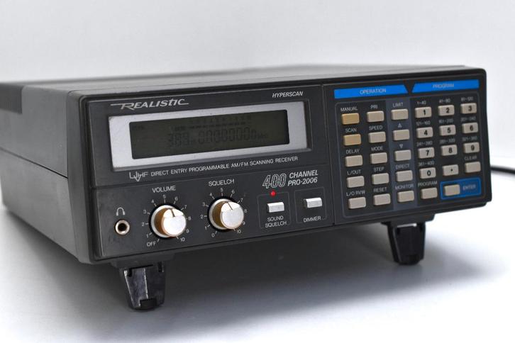 Scanner radio réaliste Hyperscan PRO-2006 — 400, TV, Hi-fi & Vidéo, Radios, Utilisé, Radio, Enlèvement ou Envoi