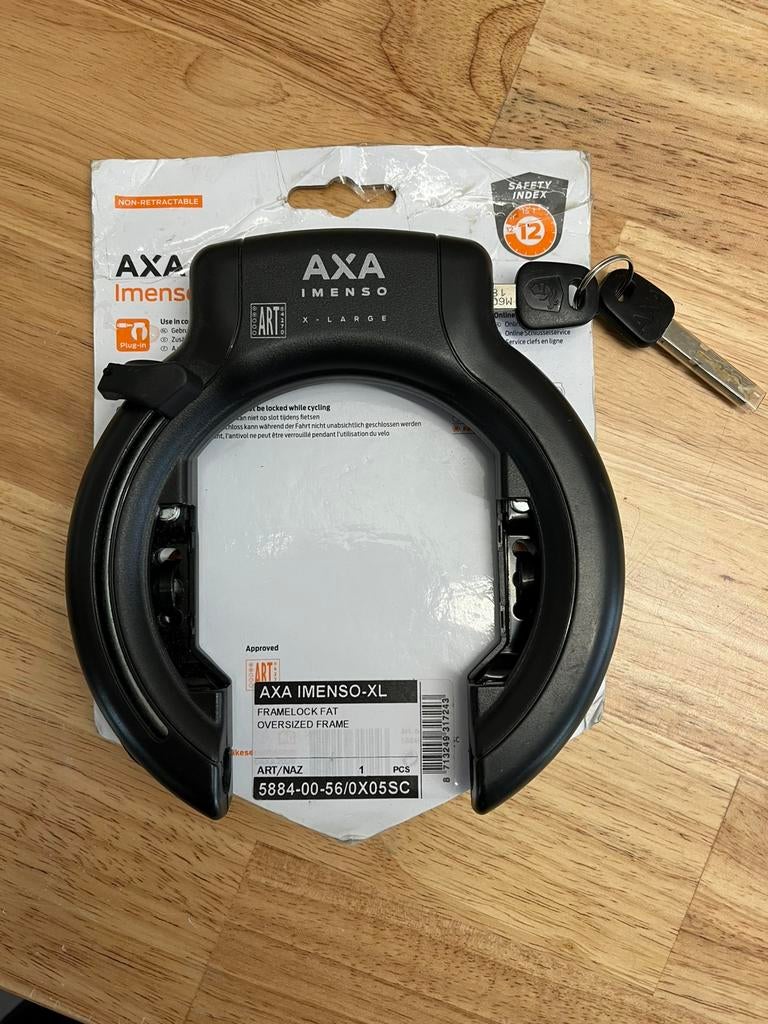 AXA Imenso X-large ringslot, Fietsen en Brommers, Fietsaccessoires | Fietssloten, Ophalen of Verzenden, Nieuw, Ringslot