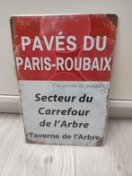 Paris - Roubaix. Plaques métalliques 30x20 cm + casquette., Enlèvement ou Envoi