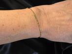 Gouden vintage fantasie schakel armband. 2026/132, Ophalen of Verzenden, Zo goed als nieuw, Goud, Goud
