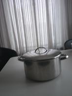 kookpot demeyere inox diameter 22 cm hoogte 12 cm, Huis en Inrichting, Keuken | Potten en Pannen, Inox, Gebruikt, Keramische plaat