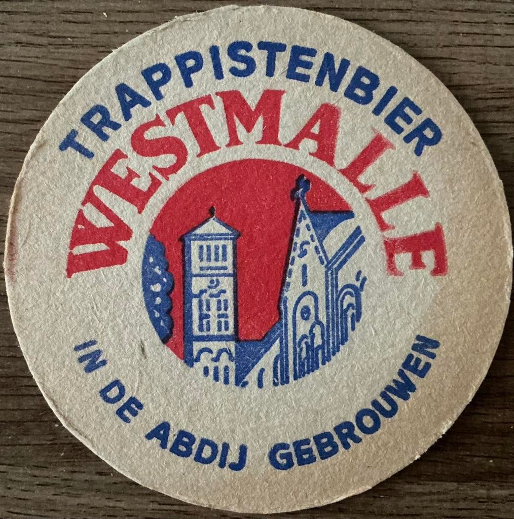 Bière trappiste/vieux tapis à bière WESTMALLE, Enlèvement ou Envoi, Comme neuf, Sous-bock, Autres marques