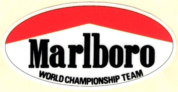 Marlboro World Championship Team sticker #8, Collections, Autocollants, Neuf, Envoi