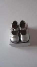 Lederen zilveren schoentjes mt.21, Enlèvement ou Envoi, Fille, Bottines, Comme neuf