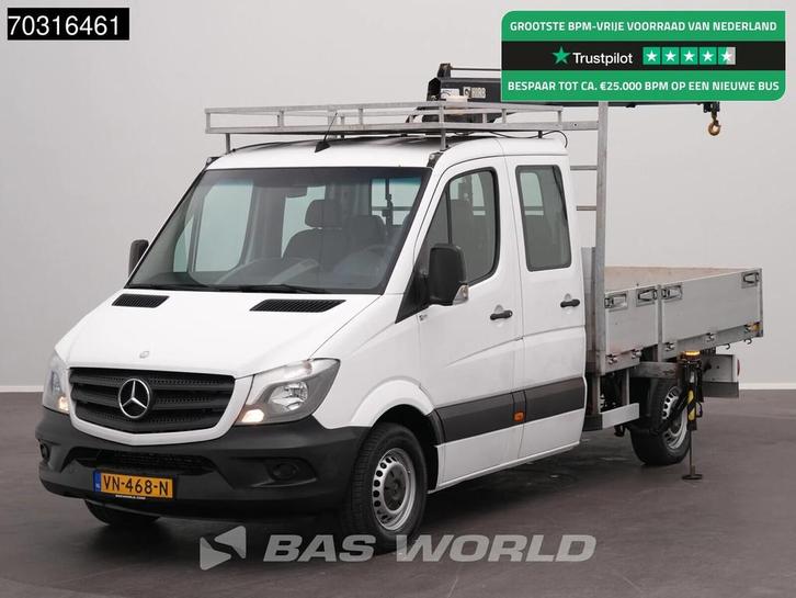 Mercedes Sprinter 310 CDI Dubbel Cabine Automaat Kraanwagen, Auto's, Bestelwagens en Lichte vracht, Bedrijf, Te koop, Airconditioning