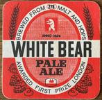 Tapis WHITE BEAR/PALE ALE/Beer, Collections, Enlèvement ou Envoi, Comme neuf, Sous-bock, Palm