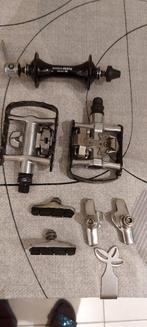 Klikpedalen,fietsnaaf,remblokjes, Ophalen, Zo goed als nieuw