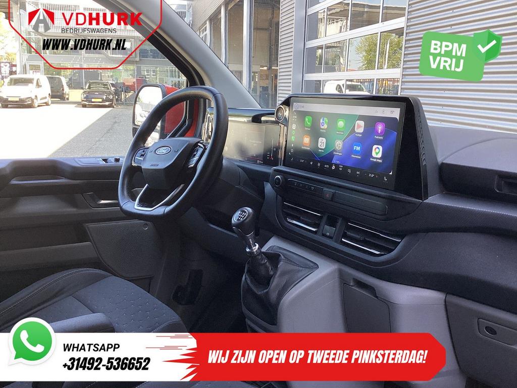 Ford Transit Custom 2.0 TDCI 150 pk L2 Limited Garantie tot, Autos, Rouge, Achat, Entreprise, Boîte manuelle