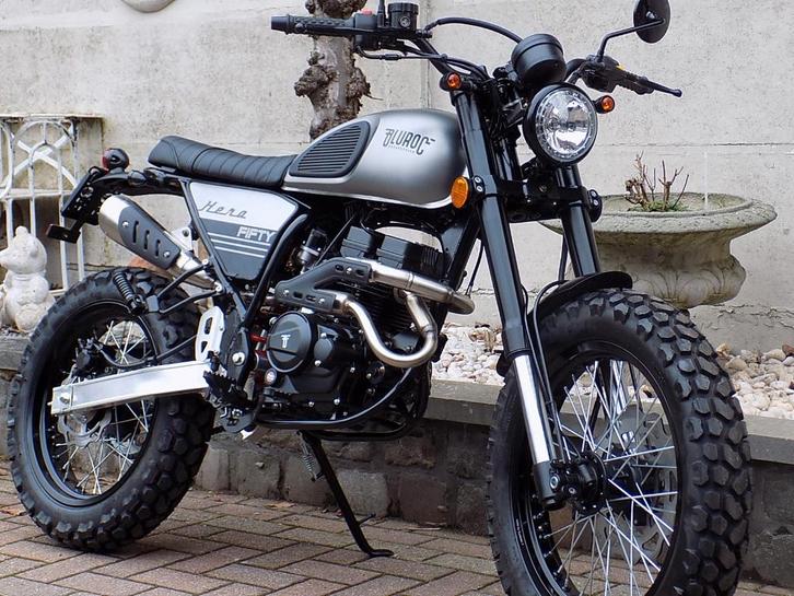 BLUROC  HERO 50cc schakelbrommer  , Fietsen en Brommers, Brommers | Overige merken, Nieuw, Klasse B (45 km/u), Ophalen