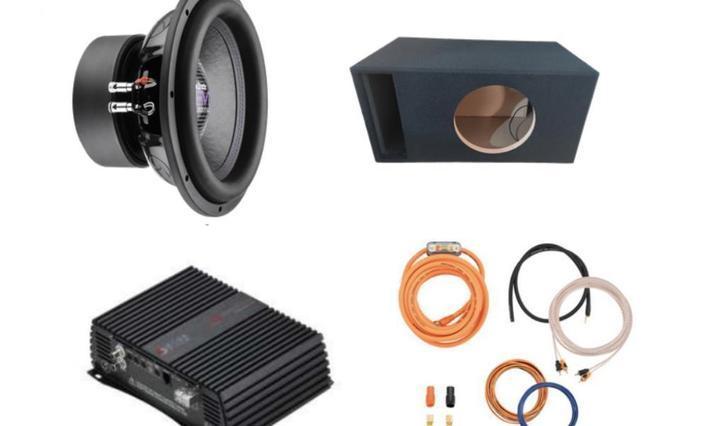 Subwooferset Bassface pack 7 1500 watt RMS, Autos : Divers, Haut-parleurs voiture