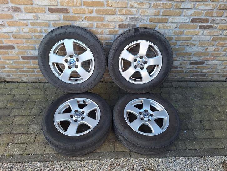 Velgen + zomerbanden Volvo S40 / V50 / C30, Auto-onderdelen, Banden en Velgen, Banden en Velgen, Zomerbanden, 15 inch, 195 mm