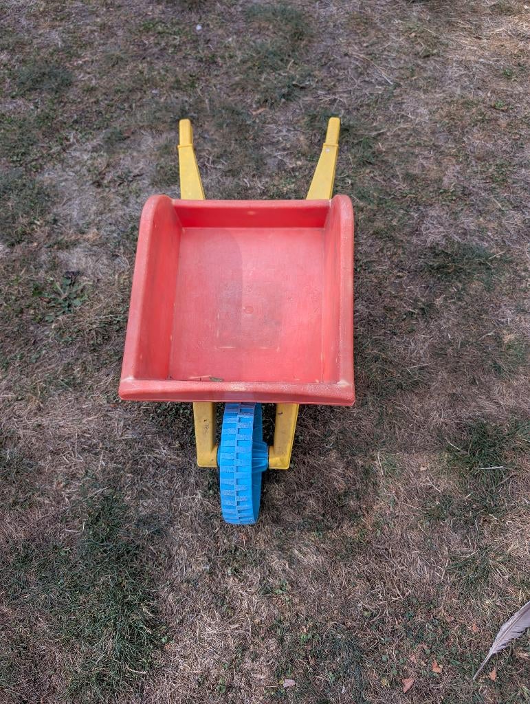 speelgoed kruiwagen, Ophalen, Gebruikt