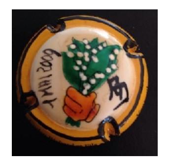 Champagne capsules - Codan R & F 8 "1 mai 2009" (L 3802), Collections, Collections complètes & Collections, Envoi