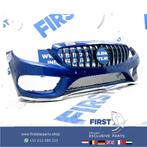 W205 BUMPER AMG VOORBUMPER + GRIL EN SIERLIJSTEN 2014-2017 M, Gebruikt, -, Voor, Ophalen of Verzenden