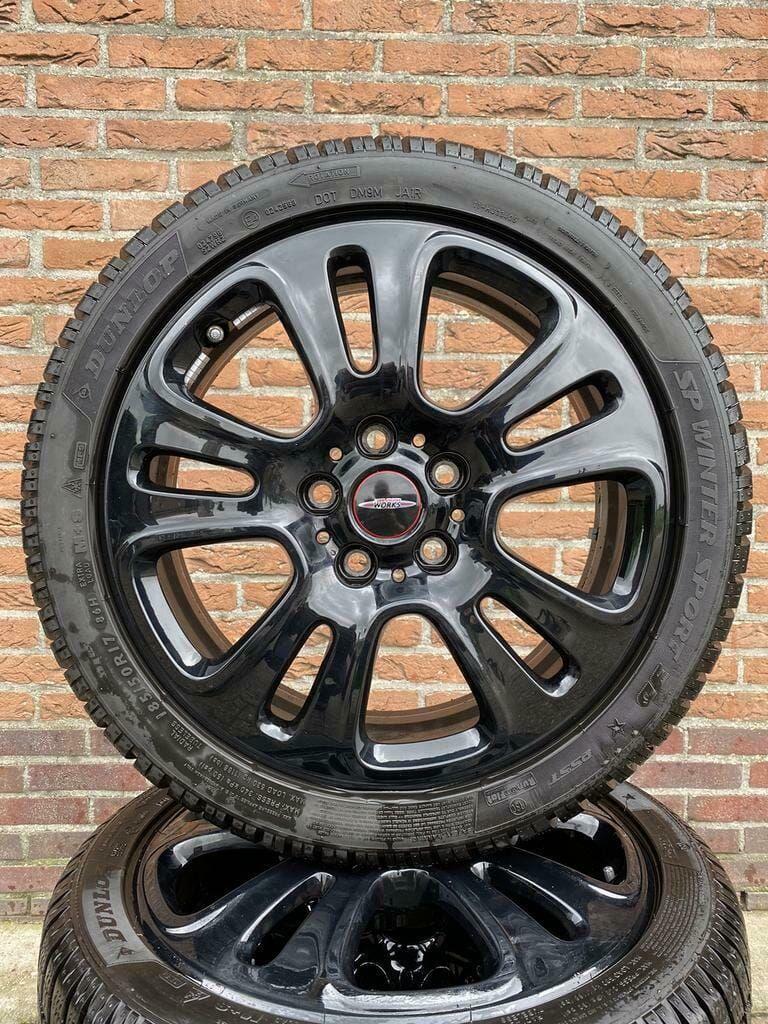 17’’ MINI COOPER S JCW VELGEN TPMS WINTER RFT F55 STYLE 510, Auto-onderdelen, Banden en Velgen, Gebruikt, -, -, Banden en Velgen