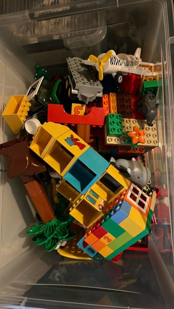 Lego duplo volledige grote bak. Verschillende sets., Ophalen, Zo goed als nieuw