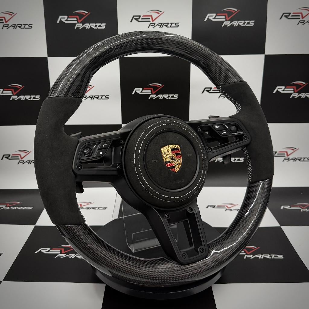 Porsche alcantara carbon stuur compleet sportief upgrade, Ophalen of Verzenden, Nieuw, Porsche