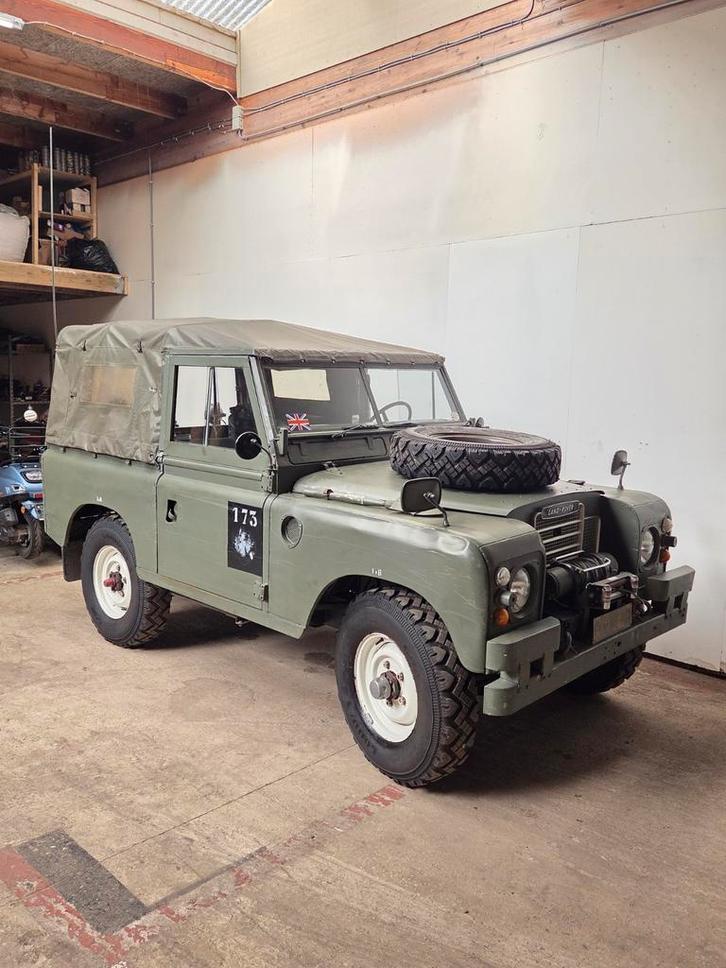 Land Rover Series 3 88" (1975) – Ex-Belgisch Leger (ABL), Autos, Land Rover, Particulier, 4x4, Series, Essence, SUV ou Tout-terrain