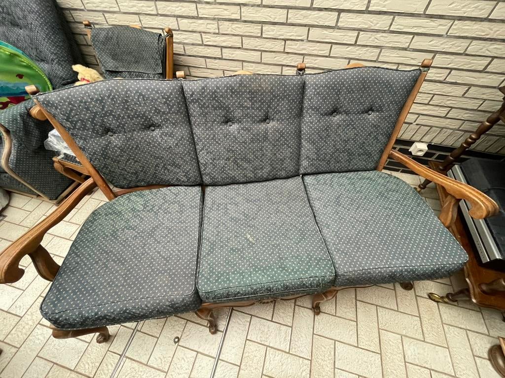 Zetel 3-zit en 1-zit, Huis en Inrichting, Zetels | Zetels, Ophalen, Gebruikt, 150 tot 200 cm, Driepersoons