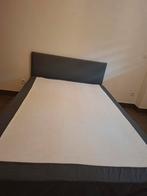 Bed 1,40m breed, twijfelaar, hele goede staat met matras., Ophalen, Twijfelaar