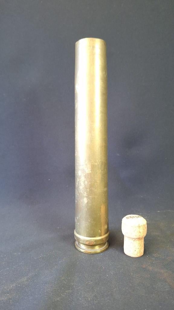 WO2 Duitse 3,7 cm Flak huls LEEG, Verzamelen, Ophalen of Verzenden