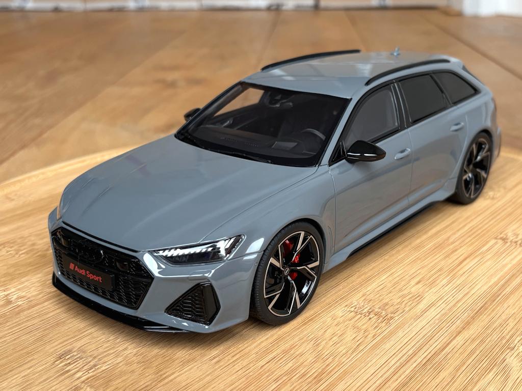 Audi RS6 C8 Nardo grijs 1:18 GT Spirit GT847 nieuw in doos, Hobby en Vrije tijd, Ophalen of Verzenden, Nieuw, Auto, Overige merken
