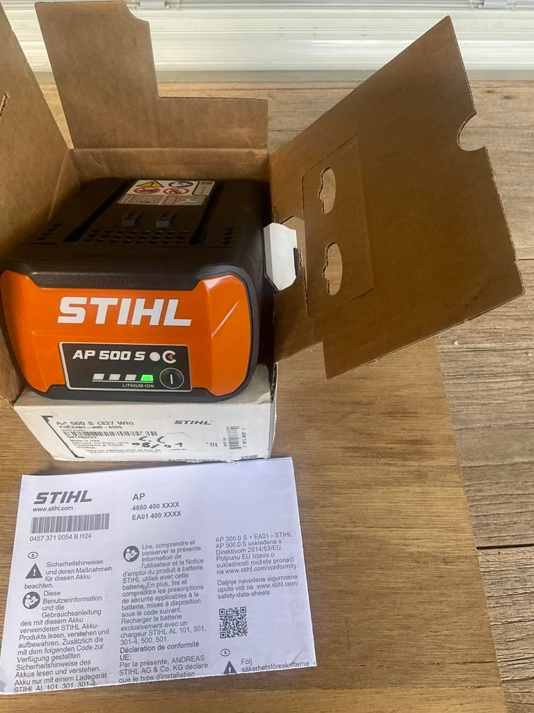 Nieuwe stihl AP 500 S accu, Ophalen of Verzenden, Nieuw
