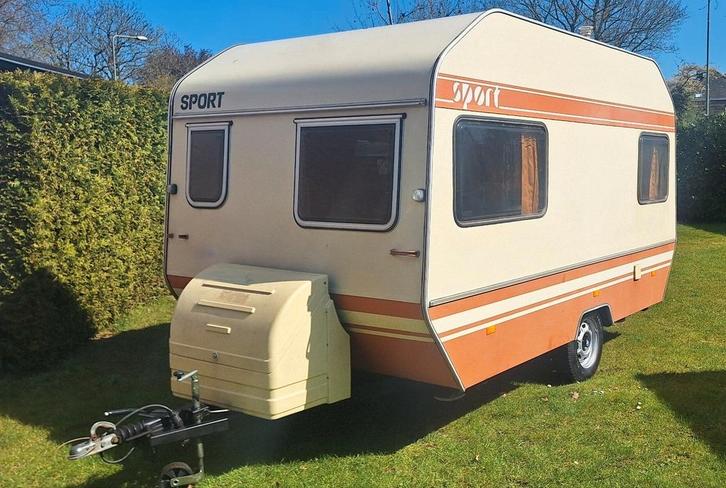 Retro Wilk 700kg, Caravans en Kamperen, Caravans, Particulier, Overige, Wilk, Koelkast, Ophalen
