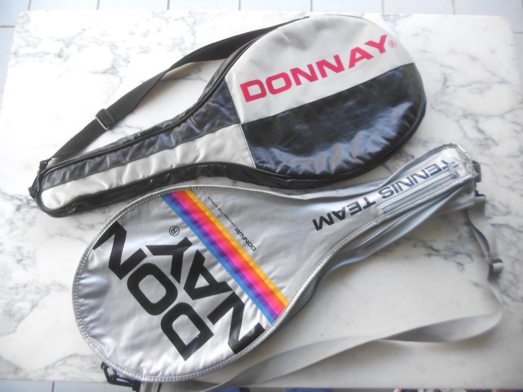 Raquette tennis vintage Donnay en bois avec housse - Sport & Plein air