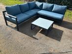Loungeset aluminium met ligbedfunctie, Tuin en Terras, Ophalen, Aluminium, Loungeset