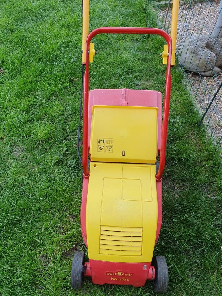 Grasmaschine wolf garten picco 32E perfekt werkende staat, Jardin & Terrasse, Tondeuses à gazon, Enlèvement ou Envoi