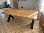 Massief hardhouten tafel, Huis en Inrichting, Ophalen, Zo goed als nieuw