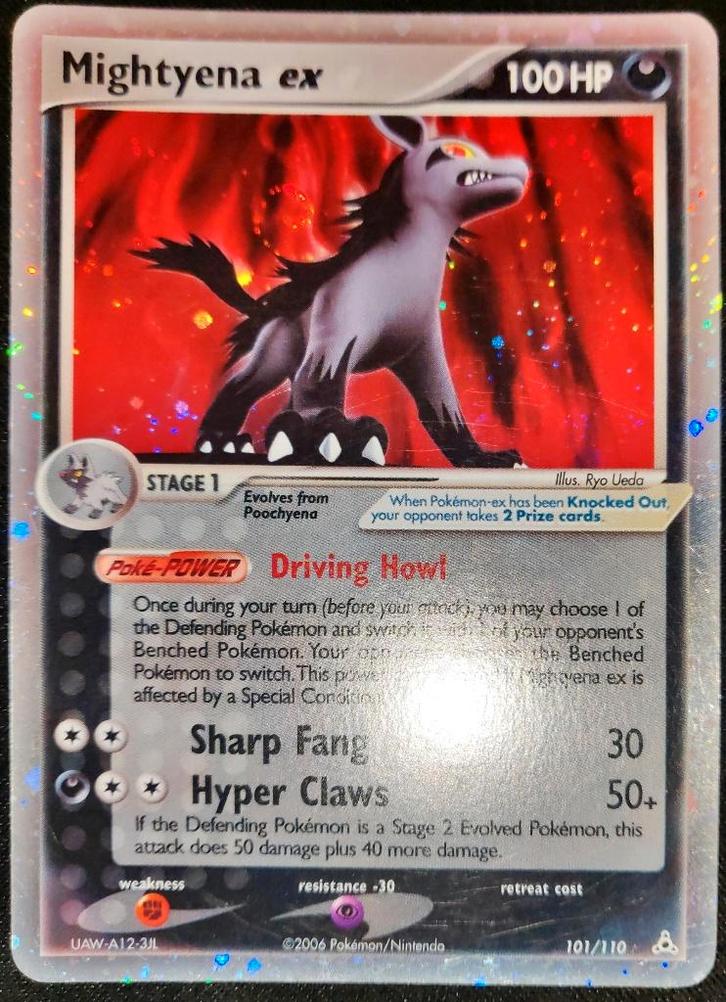 Te koop: Mightyena ex (101) Ex Holon Phantoms met swirl, Hobby & Loisirs créatifs, Jeux de cartes à collectionner | Pokémon, Enlèvement ou Envoi