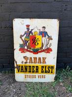 Tabak vander elst geëmailleerd reclamebord, Ophalen, Zo goed als nieuw, Reclamebord