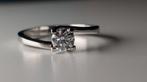 0.51ct Natuurlijke Diamant Verlovingsring – F SI1 – 18K Goud, Ophalen, Wit, Nieuw, Dame