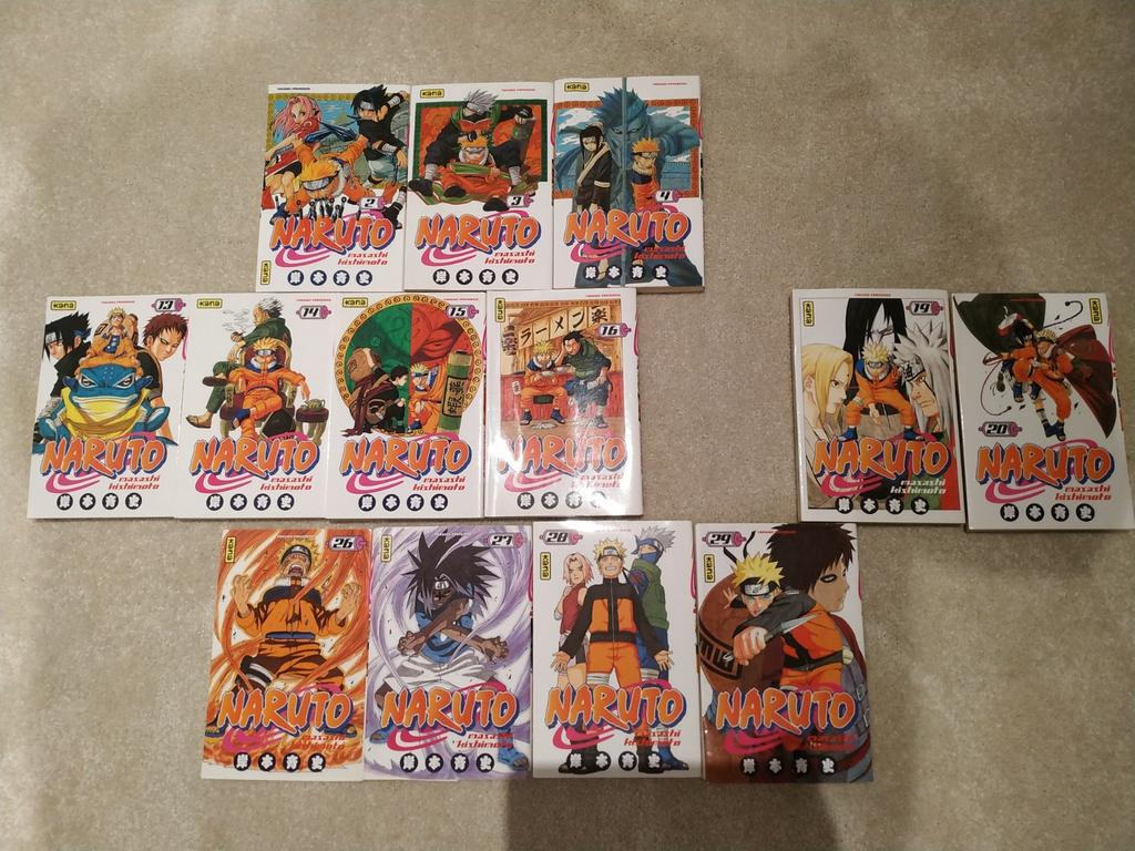 13 mangas Naruto à vendre - état impeccable, Ophalen of Verzenden