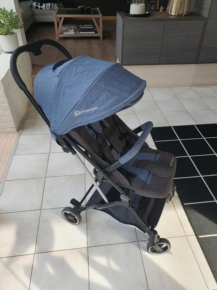 Buggy complet Kindercraft, Enfants & Bébés, Buggys, Comme neuf, Autres marques, Protection de pluie, Dossier réglable, Couverture pieds