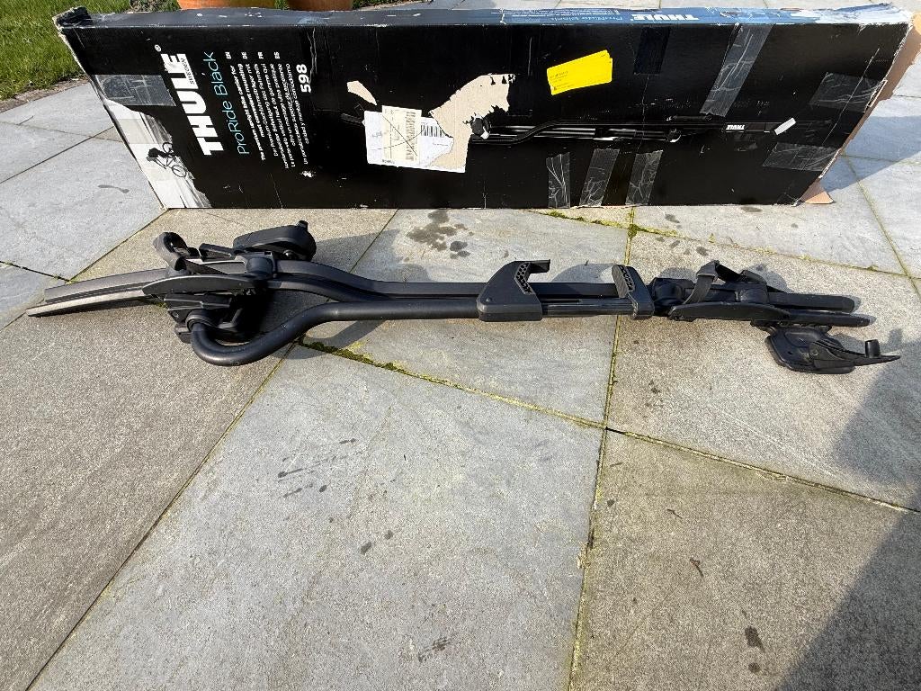 THULE ProRide Black, Autos : Divers, Porte-vélos, Utilisé, Galerie de toit, 1 vélo, Pneus larges, Enlèvement