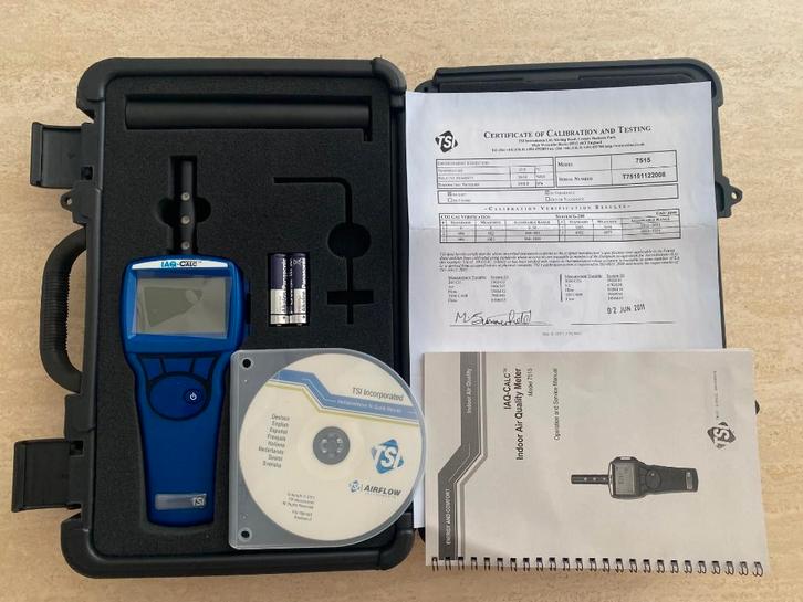 Co2 meter TSI model 7515, Doe-het-zelf en Bouw, Meetapparatuur, Nieuw, Overige meters, Ophalen of Verzenden