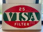 Emaille reclame Visa 1961 in bijna mint staat, Ophalen, Gebruikt, Reclamebord