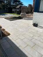Blauwsteen  2cm dik  +- 35 vierkante m, Ophalen, Gebruikt, Overige materialen, Terrastegels