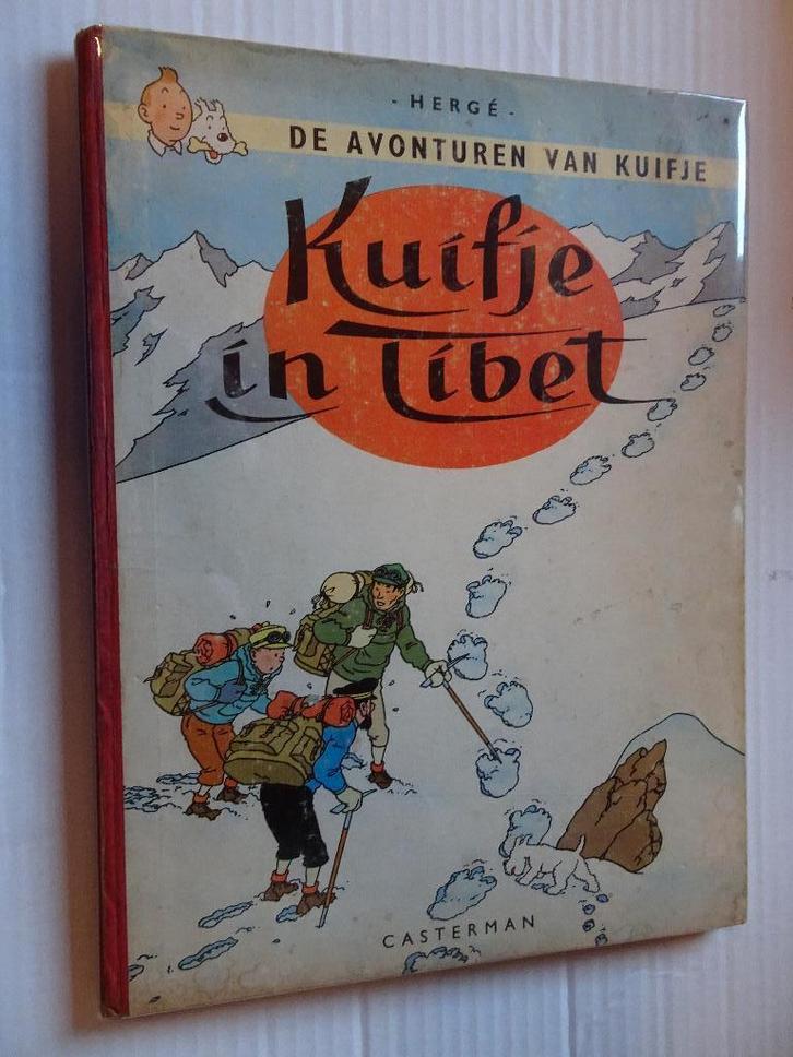 BD Tintin - In Tibet (EO Nederlands), Verzamelen, Stripfiguren, Gebruikt, Boek of Spel, Kuifje, Ophalen of Verzenden