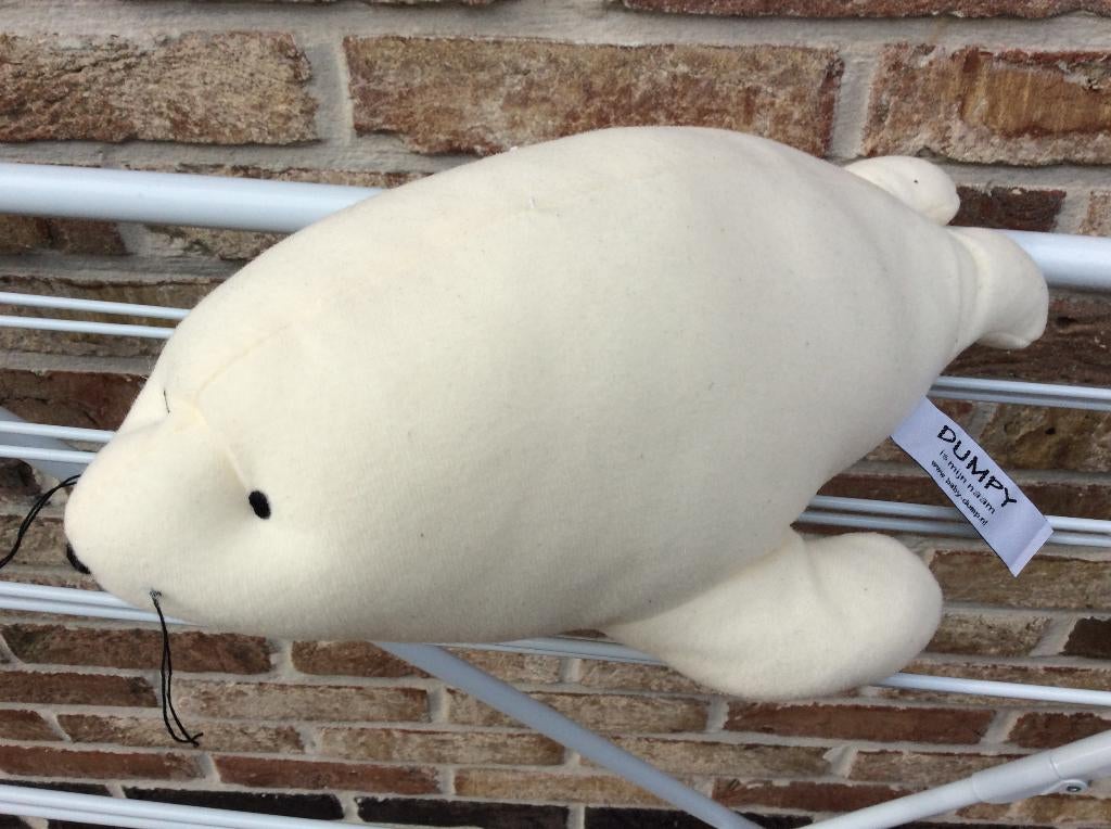 KNUFFEL ZEEHOND DUMPY ZO GOED ALS NIEUW EN GEWASSEN, Kinderen en Baby's, Speelgoed | Knuffels en Pluche, Ophalen of Verzenden